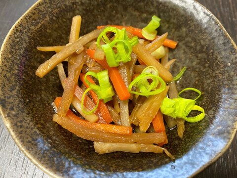 冷凍ごぼうにんじんで作る簡単きんぴらごぼう